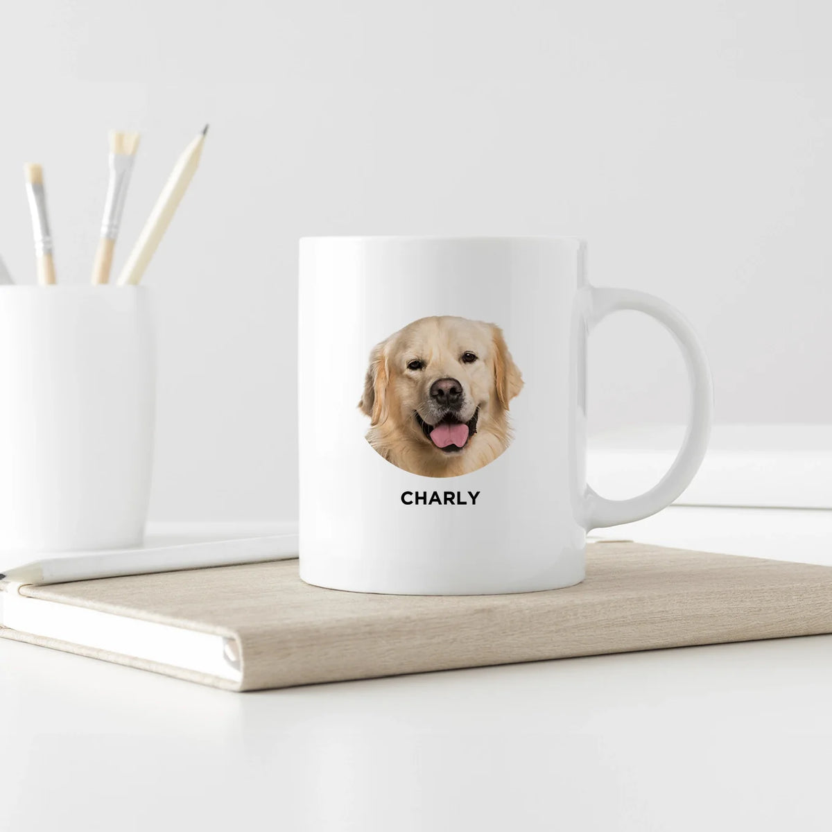 Personalisierte Tasse "Best Dog Dad Ever"
