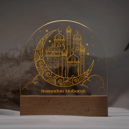 Personalisiertes Acryl-Licht Ramadan "Mond"