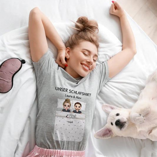 Personalisiertes Schlaf-Shirt "Haustier"