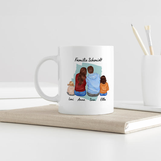 Tasse ''Familie Cartoon''